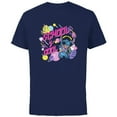 thumbnail image 1 of Disney Stitch School is Cool - Short Sleeve Cotton T-Shirt for Adults - Customized-Navy, 1 of 5
