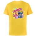 thumbnail image 1 of Disney Stitch School is Cool - Short Sleeve Cotton T-Shirt for Adults - Customized-Yellow, 1 of 5