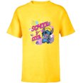thumbnail image 1 of Disney Stitch School is Cool - Short Sleeve T-Shirt for Kids - Customized-Yellow, 1 of 5