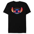 thumbnail image 1 of Disney Stitch Shades Carefree - Short Sleeve Blended T-Shirt for Adults - Customized-Black, 1 of 5