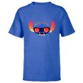 thumbnail image 1 of Disney Stitch Shades Carefree - Short Sleeve T-Shirt for Kids - Customized-Royal, 1 of 5