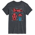 thumbnail image 1 of Disney - Stitch Ship Schematic - Men's Short Sleeve Graphic T-Shirt, 1 of 4