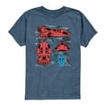 thumbnail image 1 of Disney - Stitch Ship Schematic - Youth Short Sleeve Graphic T-Shirt, 1 of 4