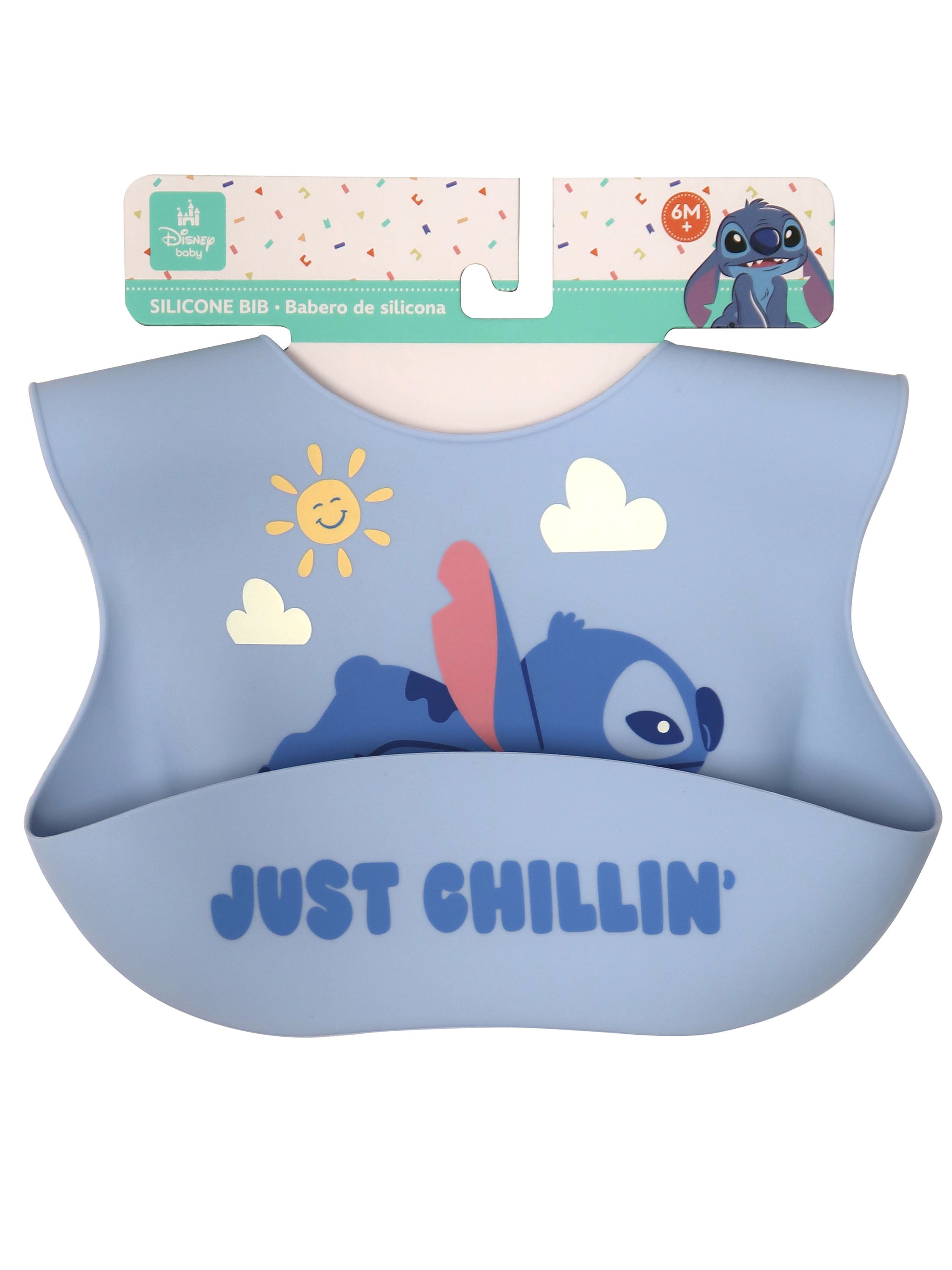 Disney Stitch Silicone Infant Unisex Bib