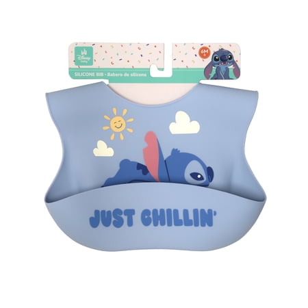 Disney Stitch Silicone Infant Unisex Bib