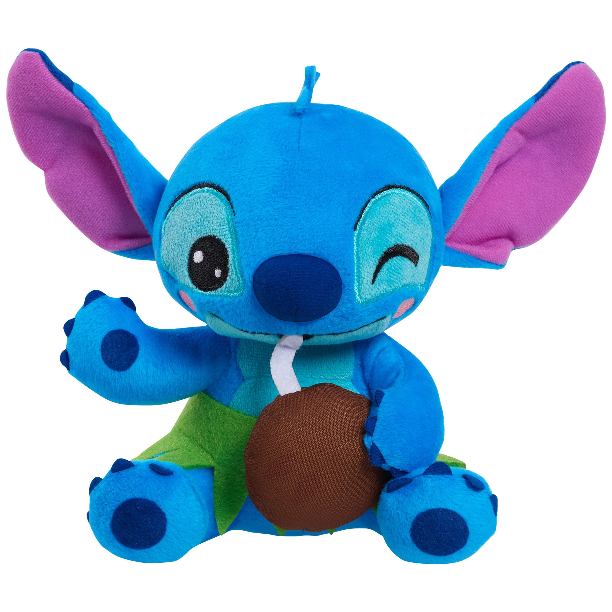 Disney Stitch Small Plush Stitch and Coconut, Stuffed Animal, Blue, Alien,  Officially Licensed Kids Toys for Ages 2 Up, Easter Basket Stuffers and