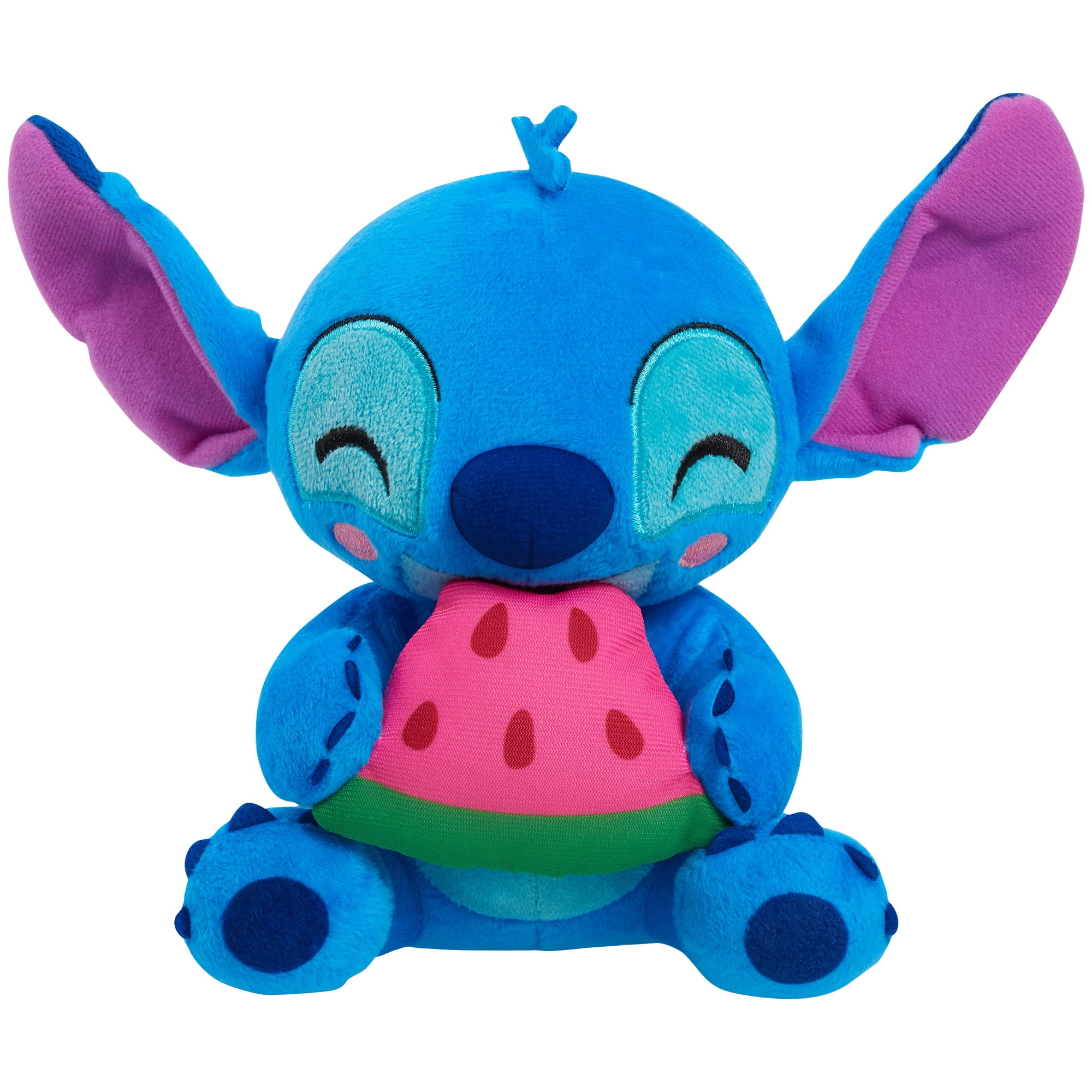 Disney Stitch Small Plush Stitch and Watermelon, Stuffed Animal, Blue,  Alien, Officially Licensed Kids Toys for Ages 2 Up, Easter Basket Stuffers  and