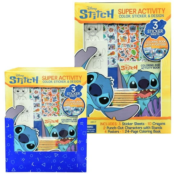 Disney Stitch Super Activity Set in PDQ, 1 Set, Kid