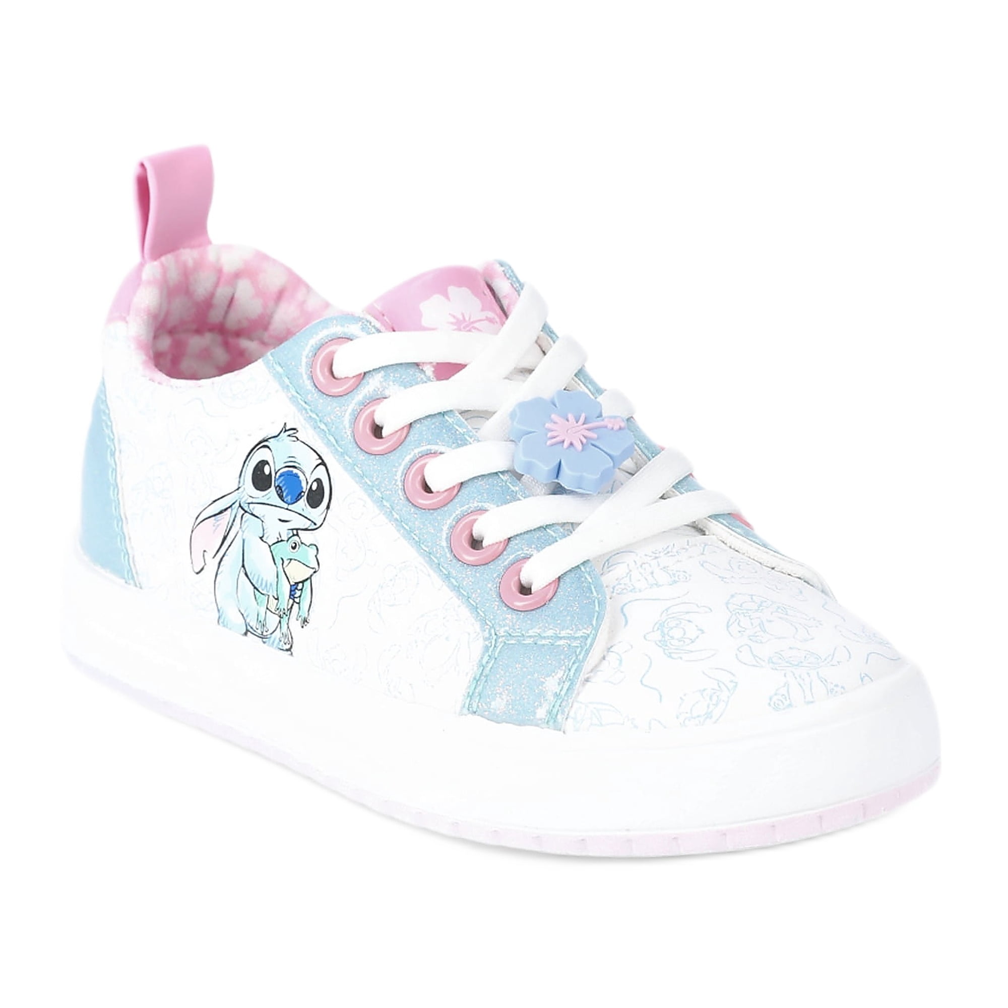 Disney Stitch Toddler Girls Slip-On Court Sneakers