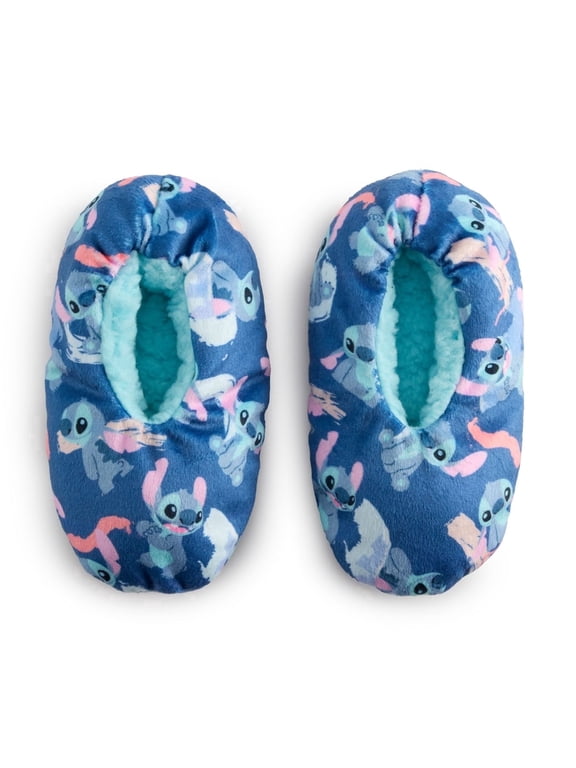 Disney Stitch Toddler Slippers Socks (Size 3T-4T)