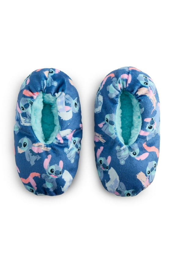 Disney Stitch Toddler Slippers Socks (Size 3T-4T)