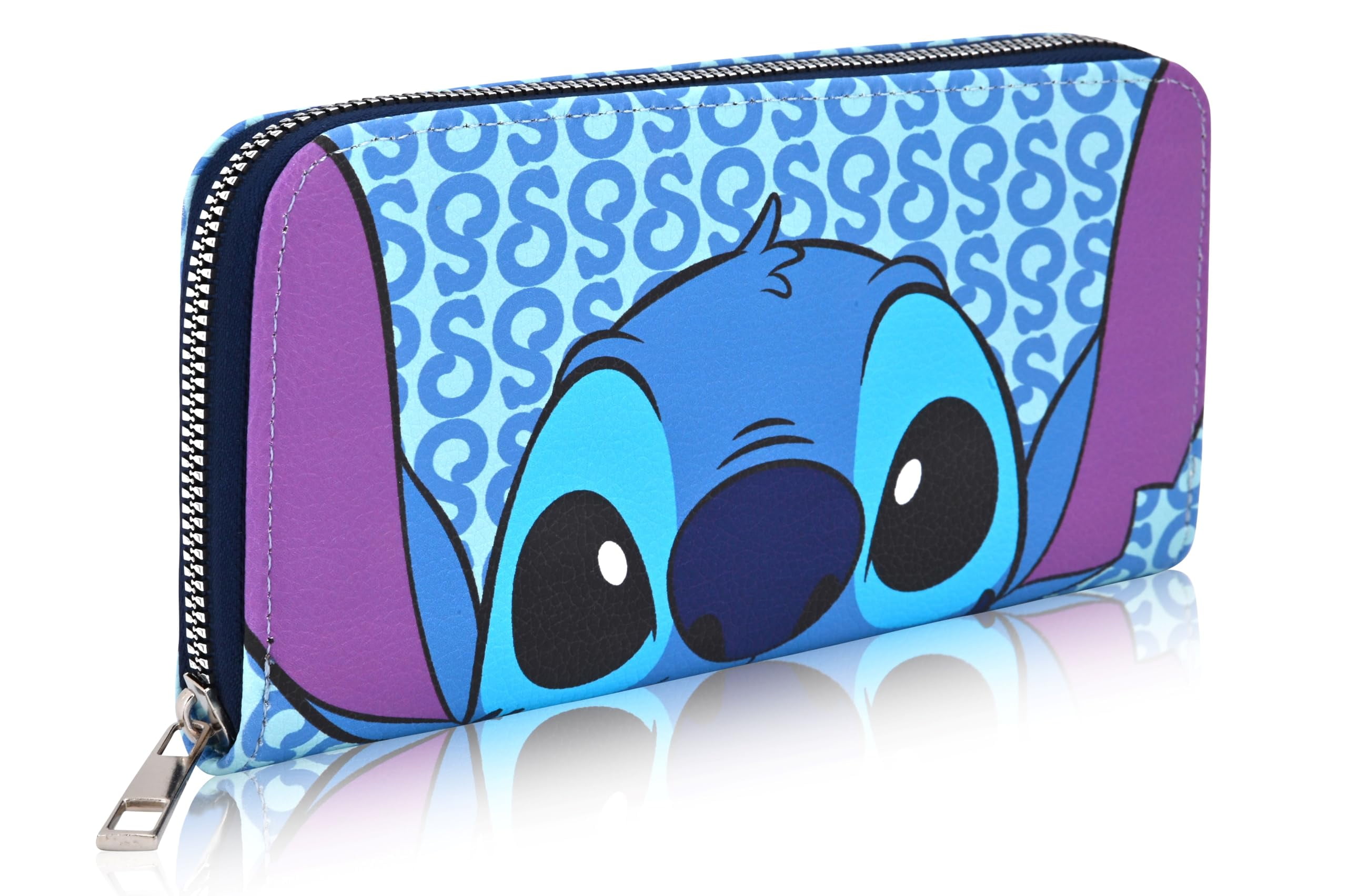 Disney Classic Unisex Continental Wallet with Zipper Fastener White Walmart