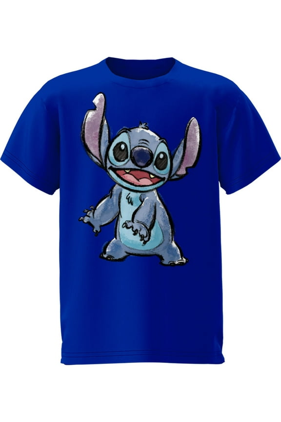 Stitch Youth Tee Shirt, XS-XL (Boy's)