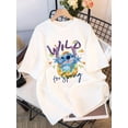 thumbnail image 1 of Disney Stitch Wild For Spring T-Shirt, 1 of 4