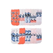 Disney Stitch Womens 10-Pack Low-Cut Socks, Shoe Size 4-10