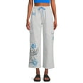 thumbnail image 1 of Disney Stitch Women's Embellished Cargo Joggers, 1 of 5