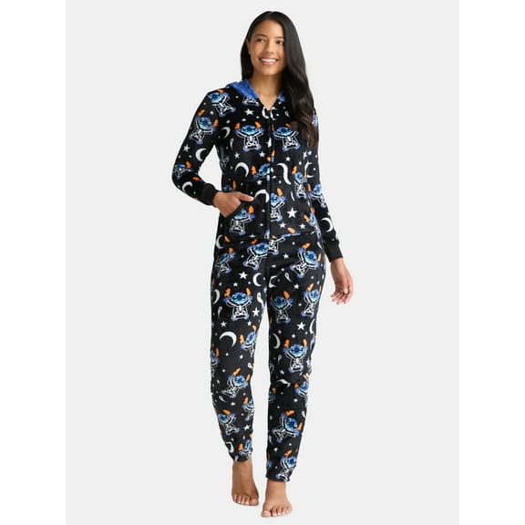Disney Stitch Women's Graphic Union Suit, Sizes XS-3X