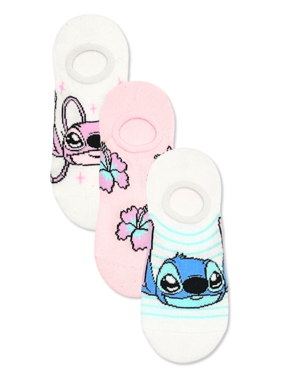 Stitch Women's Scoop Liner Socks, 3-Pack, Size 4-10