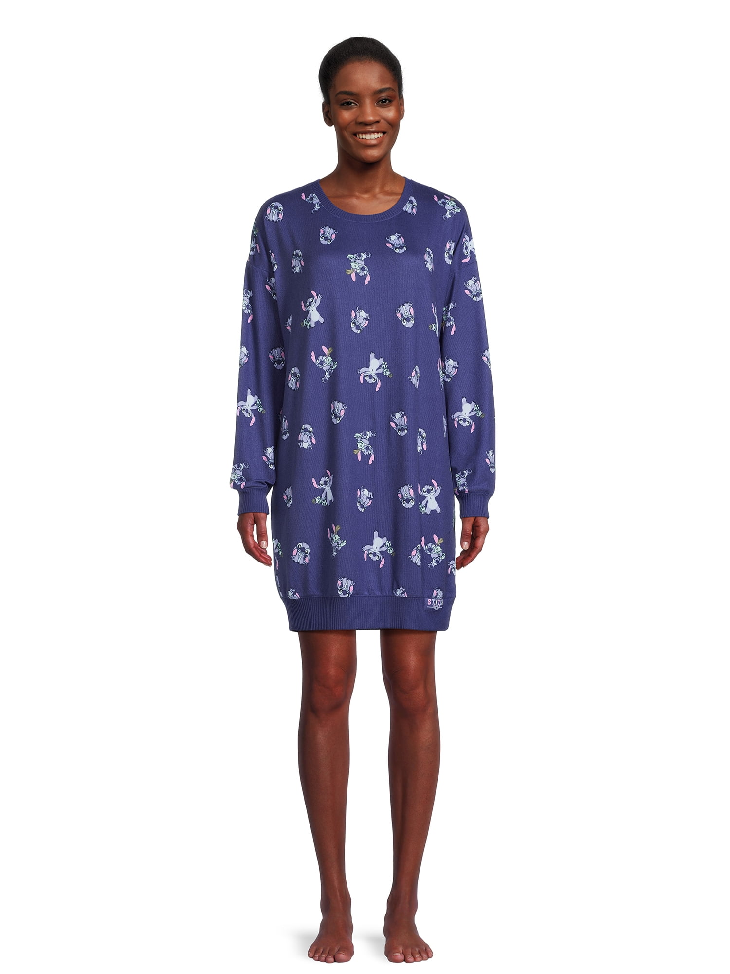 Disney Stitch Women's Sleep Shirt, Sizes XS-3X 