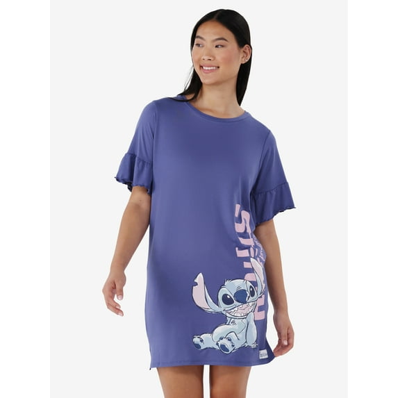 Disney Stitch Women's Sleep Shirt, Sizes XS-3X