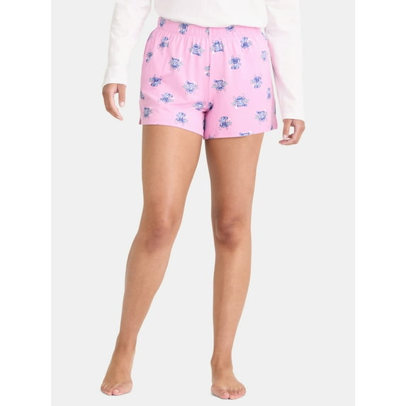 Disney Stitch Women's Sleep Shorts, Sizes XS-3X