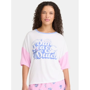 Disney Stitch Women's Sleep Tee, Sizes XS-3X