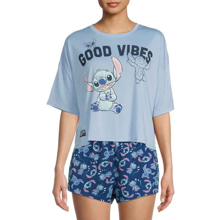 Disney Stitch Womens Cotton Pajama Pants, Sleepwear Bottoms, Stitch, Size:  2X