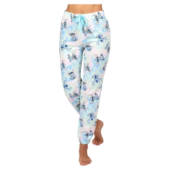 Disney Stitch Womens Cotton Pajama Pants, Sleepwear Bottoms, Stitch, Size: L