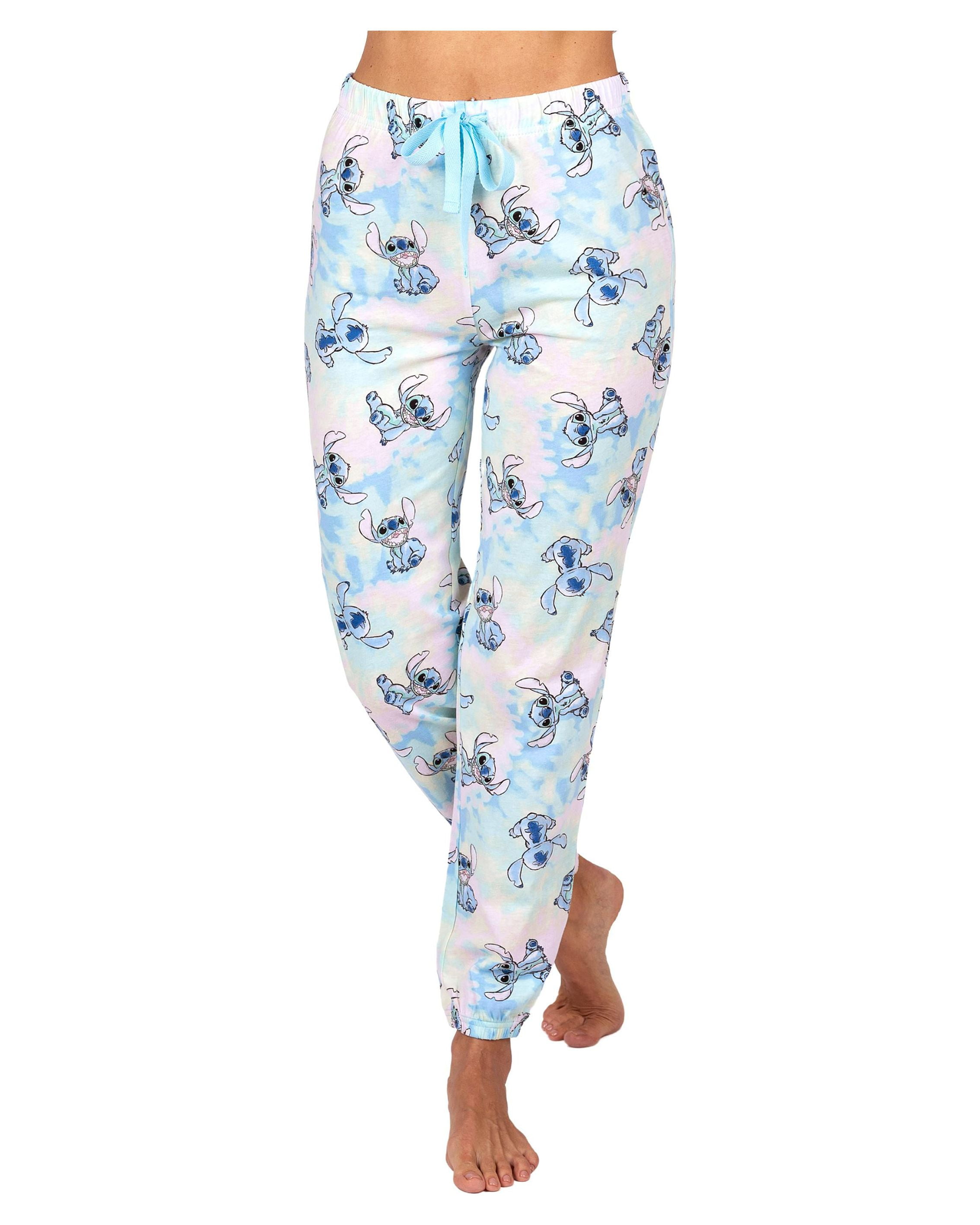 Disney Stitch Womens Cotton Pajama Pants, Sleepwear Bottoms, Stitch, Size: M
