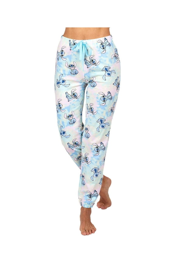 Stitch Womens Cotton Pajama Pants, Sleepwear Bottoms, Stitch, Size: M