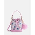 thumbnail image 1 of Disney Stitch and Angel Girls Drawstring Bag, Pink, 1 of 3