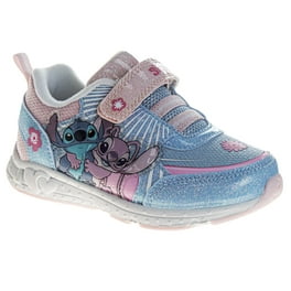 Disney Frozen II Girls Hook and Loop Sneakers with Two White Lights Silver Blue Size 9 Walmart