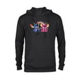 thumbnail image 1 of Disney Stitch and Angel Living the Dream - Pullover Hoodie for Adults - Customized-Black, 1 of 5