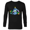 thumbnail image 1 of Disney Stitch and Baby Chicks Easter - Long Sleeve T-Shirt for Men - Customized-Black, 1 of 5
