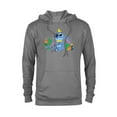 thumbnail image 1 of Disney Stitch and Baby Chicks Easter - Pullover Hoodie for Adults - Customized-Graphite Heather, 1 of 5