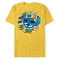 thumbnail image 1 of Disney Stitch in Sunglasses Cool Weird and Cosmic Freestyle- Short Sleeve Blended T-Shirt for Adults - Customized-Yellow, 1 of 5