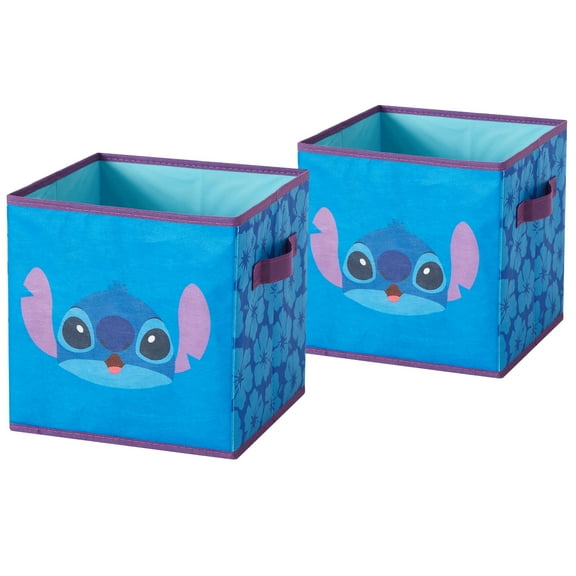Stitch Kids' 2-Pack Storage Cubes, 10" x 10"