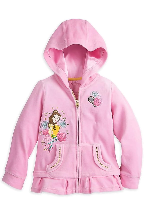 Stoer Belle Fleece Zip Hoodie Size 2 Pink