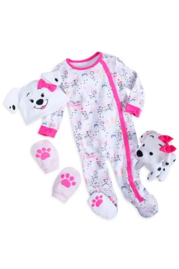 101 Dalmatians Pink Infant Gift Set, 4-Piece
