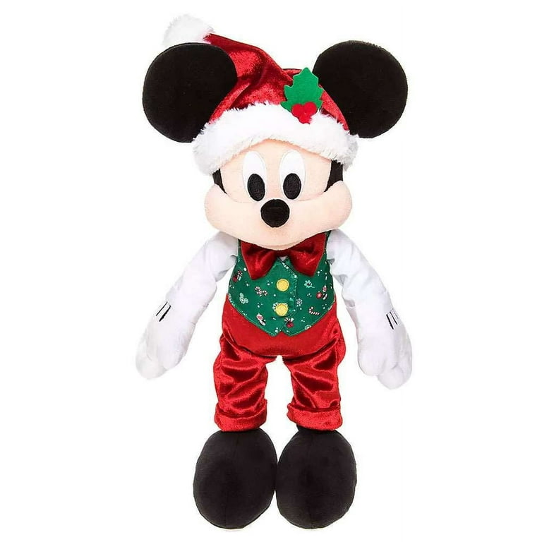 Disney Store 2019 Mickey Mouse Holiday Plush Doll Medium New with Tags