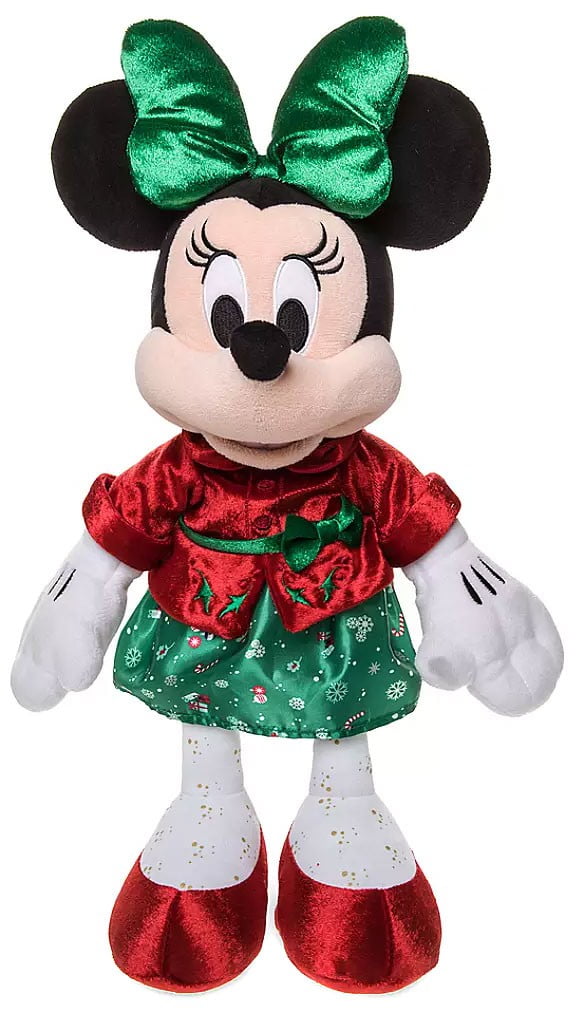 Disney Store 2019 Minnie Mouse Holiday Plush Doll Medium New