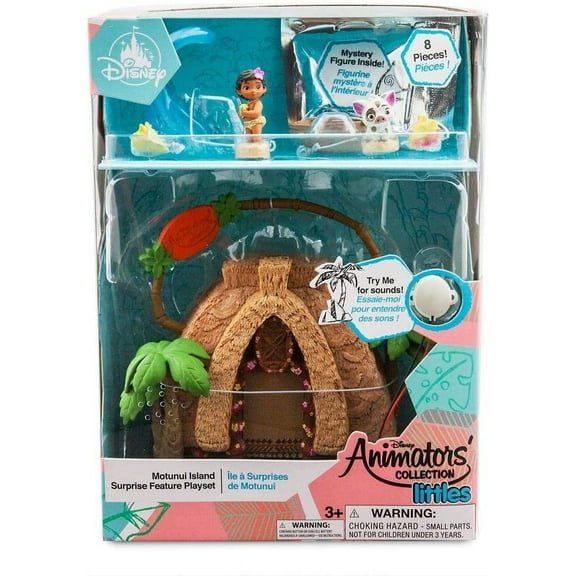 Disney Store Animators' Collection Littles Moana Motunui Island Playset-Moana Princess-Animator's Littles