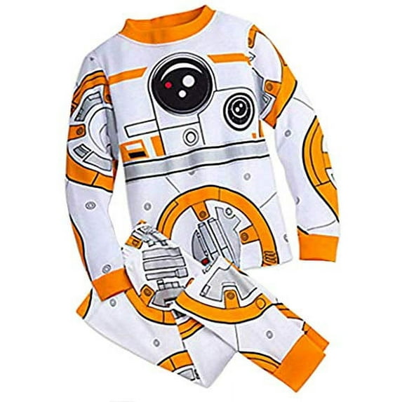 Disney Store BB-8 Star Wars Costume Pajamas PJ PALS for Kids, Size 10