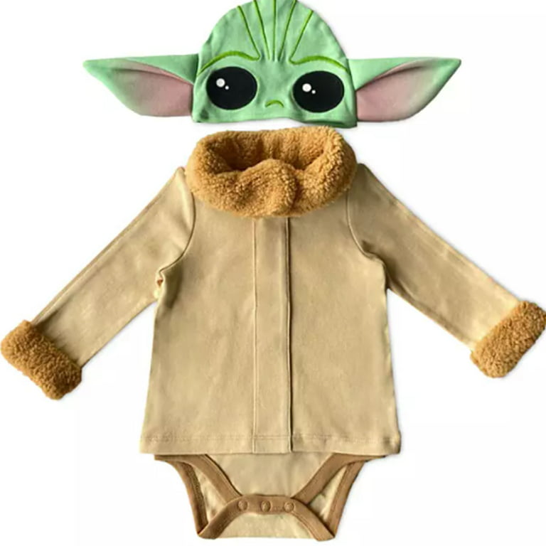 Disney Store Baby Yoda The Child Star Wars Mandalorian Baby Bodysuit Costume  18 24 Months 