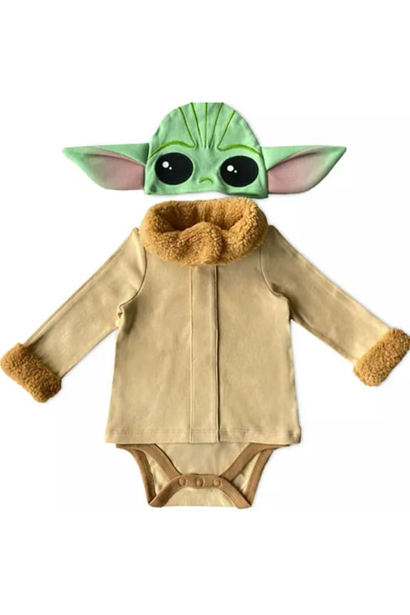 Store Baby Yoda The Child Star Wars Mandalorian Baby Bodysuit Costume 18 24 Months