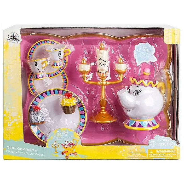 Disney Store Princess Style Belle Tea Cup Play Set - Beauty and