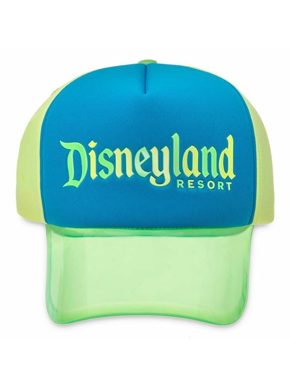 Store Disneyland Neon Visor Baseball Hat Cap for Adults One Size Adjustable