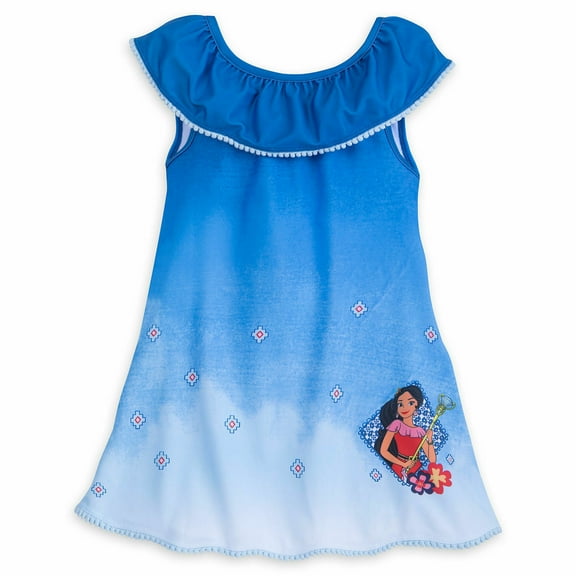 Disney Store Elena of Avalor Princess Swim Cover Up SPF 50+ UV Protection Size 4