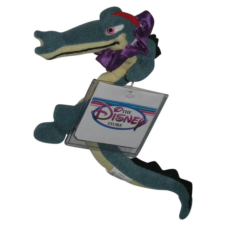 Disney Store Fantasia Aligator 6 Inch Bean Bag Toy Plush w Tag Theme Parks Exclusive