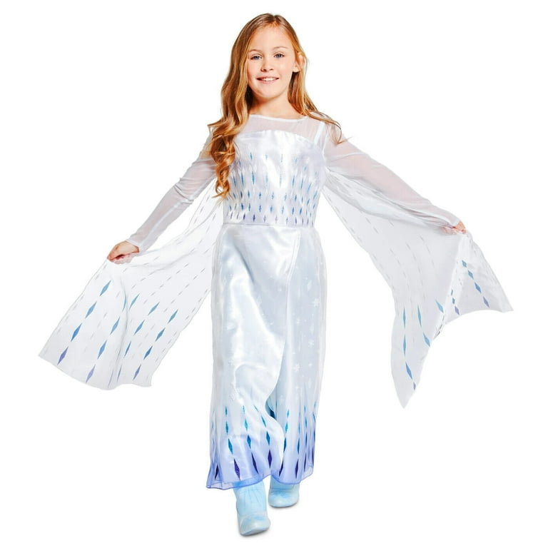 Disney Store Frozen 2 Elsa Snow Queen Princess Costume Dress Girls 5 6 Small Walmart